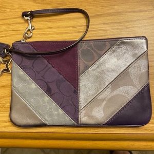 Coach Wristlet - Purple